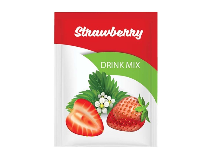 3 sided seal Strawberry small